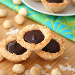 Chocolate Macadamia Coconut Tarts