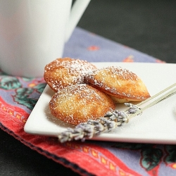 Lavender Honey Madeleines