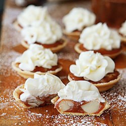 Caramel and Macadamia Tartlets