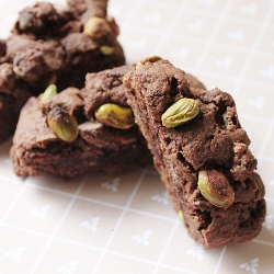 Chocolate Pistachio Biscotti