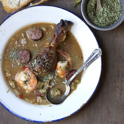 Shrimp, Chicken and Okra Gumbo