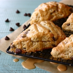 Chocolate Chip Peanut Butter Scones