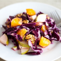 Red Cabbage Salad with Oranges