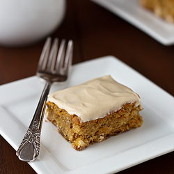 Frosted Maple Blondies