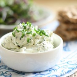 Lemon & Garlic Cream Cheese Spread