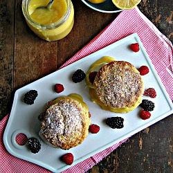 Buttermilk Scones with Lemon Curd