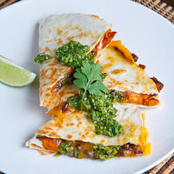 Sweet Potato & Bean Quesadilla