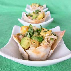 Tropical Chicken Cups