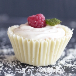 White Chocolate Raspberry Mousse