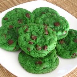 Mint Chocolate Chip Cookies