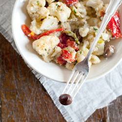 Cauliflower Salad With Olives