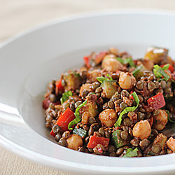 Chickpea and Lentil Salad