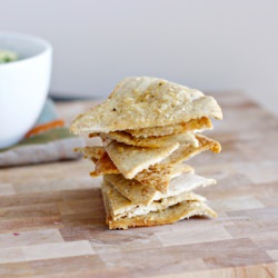 Parmesan Baked Pita Chips