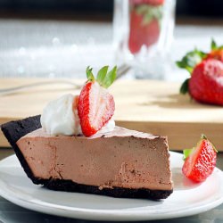 Chocolate Strawberry Truffle Pie