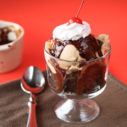 200 Calorie Brownie Sundae