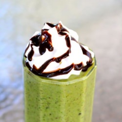 Healthier Thin Mint Milkshake