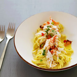 Tagliatelle and King Crab