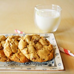 Peanut Butter Choc Chip Cookies