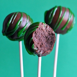 Mint Chocolate Cookie Pops