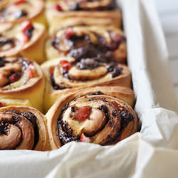 Strawberry Chocolate Rolls