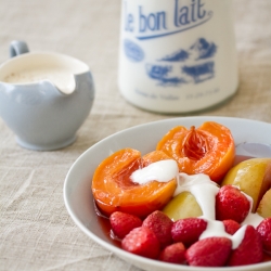 Poached Summer Fruit