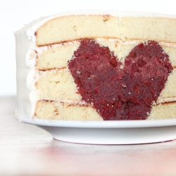 Birthday Heart Cake