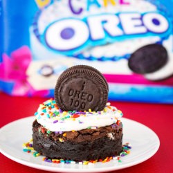 Birthday Cake Oreo Brownies