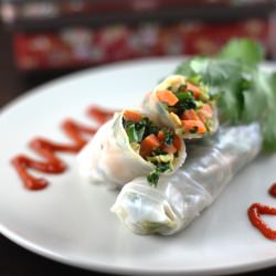 Mixed Vegetable Spring Rolls