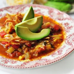 Grilled Chicken Tortilla Soup