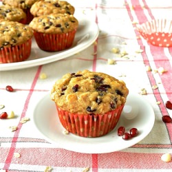 Healthy Pomegranate Muffin