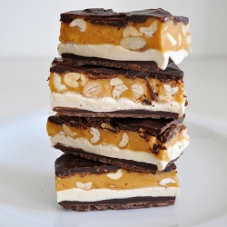 Homemade Snickers Bars