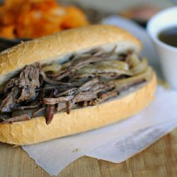 Slow Cooker French Dip Sandwiches