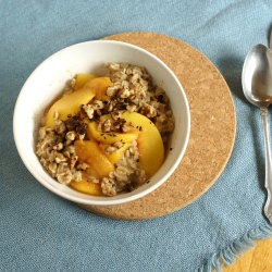 Ginger Peach Oatmeal