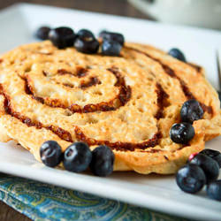 Cinnamon Bun Pancakes