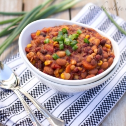 Vegetarian Slow Cooker Chili