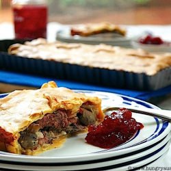 Chicken, Bacon and Mushroom Pie