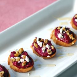 Beet Crostini