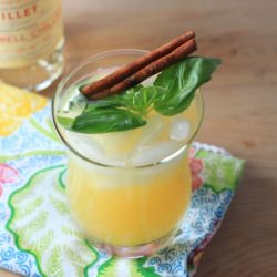 Basil Lillet Cocktail