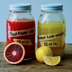 Lime and Orange Limoncello