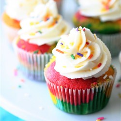 Over the Rainbow Cupcakes