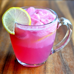 Pink Lemonade Punch with Sherbet