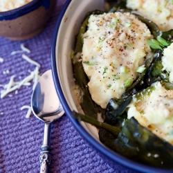 Pepper Jack Potato-Stuffed Poblanos