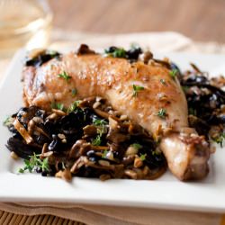 Lemon Chicken with Mushrooms