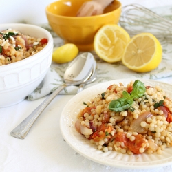 Israeli Couscous Greek Salad