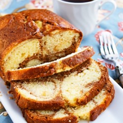 Chocolate-Vanilla Marbled Bread