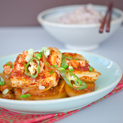 Braised Tofu and Radish