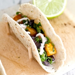 Squash & Portabello Tacos