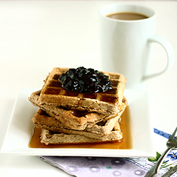 Healthy Whole Grain Waffles