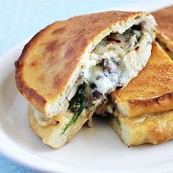 Mushroom & Spinach Calzone