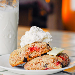 Chocolate Chip & Strawberry Scones